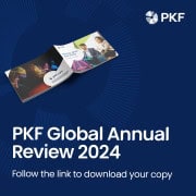 PKF Global Annual Review 2024 image of booklet